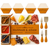 Personalized Charcuterie Board - Large Cheese Boards for Wedding & Anniversary, New Home, Christmas, House, Bridal Shower, Birthday, Retirement Gift for Women, Custom Wedding Gifts