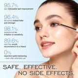 LASHVIEW Advanced Lash Serum for Thicker, Longer Eyelashes and Eyebrows, Vital Castor Oil, Grow Lashes with Brow Enhancer (5mL)