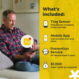 Ting Fire Ting Fire Prevention Sensor & Service - Includes 12 Months of Required Service, Residential Use Only