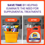 Tide PRO Laundry Detergent Liquid Bulk, Removes Hotel, Restaurant, and Healthcare Stains in One Wash, Commercial Use, 129 loads, 170 fl oz (Case of 4)