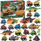 Advent Calendar 2026 Kids Boys,Dinosaur Monster Truck 24 Days Countdown Toy