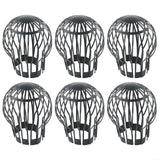 Oniissy 6 X Down Pipe Filter Leaf Debris Dirt Protecter Outdoor Drain Cover Gutter Block, Flexible Leaf Debris Dirt Protecter for Down Pipes Maintain a Clear Flow (6PCS)
