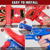 Fuwidvia 3 Pack Airplane Launcher Toys, 13.2 in LED Foam Glider Kids 4-12