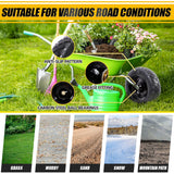 MZREXN 4.80/4.00-8" Flat Free Tire and Wheel 15" Wheelbarrow Tires