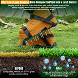 Lawn Aerator Shoes with 3/4" Metal Spikes, Soil Aeration Tool for Yard