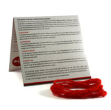 The Original Kabbalah Red String Bracelet from Israel - 60" Wool Cord for Spiritual Protection with Blessing, Prayer & Instructions (For Adults) for up to 7 Evil Eye Protection Bracelets