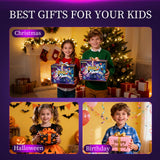 Nicella Magic Kit - 208+Magic Tricks for Kids Age 6-8, Magic Set with Manual and Video for Beginners and Kids, Christmas Halloween Birthday Gifts Toys for Ages 6 7 8 9 10 11 12 Years Old Boys Girls