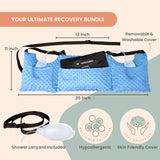 MOYOAMA Post Mastectomy Pillow - Mastectomy Pillows Post Op, Breast Pillow for Breast Surgery Recovery Supplies and Lumpectomy Recovery Supplies, After Mastectomy Must Haves, Breast Reduction Pillow