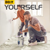 Utopia Drop Cloth for Painting (9x12 ft, 2 Pack) Washable and Reusable Drop Cloth for Painting, Furniture & Floor Protection Highly Absorbent Paint Cover - Thick Canvas Tarp for Outdoor and Indoor Use