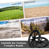 Upgraded 20" Flat Free Wheels for rubbermaid Wheelbarrow Tires
