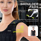 BeatBoost Adjustable Weighted Vest Set 20 lb with Wrist and Ankle Weights for Men Women Weight Vest with Steel Plates Weights for Walking Strength Training Running Workout