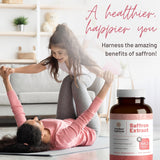 Mother Nutrient - Saffron Extract Supplements for Women & Men, Pure Saffron Extract Supplement, Pure Crocus Sativus - Non-GMO, Vegan-Friendly, 88.5mg per Serving - 240 Veggie Capsules, 7-Month