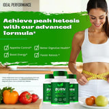 Burn Jaro, BurnJaro Pills, Burn Jarrow Pink Salt, Official BurnJaro Supplement Capsules, Bern Jarrow Advanced Formula Achieve Results, All Natural Energy Cleanse & Detox Support Reviews (60 Capsules)