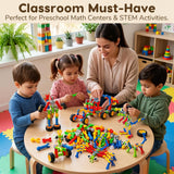 Qirptey Kids STEM Building Toys for 3 4 5 6 7 8+ Year Old Boy Birthday Gift