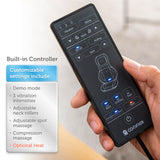 COMFIER Shiatsu Neck Back Massager with Heat, 2D ro 3D Kneading Massage Chair Pad, Full Body Massage Pad, Gifts for Dad Mom