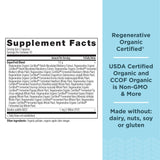 Ancient Nutrition Regenerative Organic Certified SuperFruits Capsules, Supports Gut and Immune System Health, Made with Probiotics, Dragonfruit, Mulberry, and Goji, 60 Count