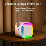 IROO Mini Karaoke Machine for Kids, 2025 TOP Toys Christmas Birthday Gifts Ideas for Girls Ages 4, 5, 6, 7, 8, 9, 10, 12+ Years Old, Portable MP3 Player with 2 Wireless Mics for Party