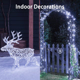 4 Pack White Fairy Lights Battery Operated with Remote, Waterproof 20FT 60LED Cuttable Twinkle Lights with Timer Indoor Outdoor, String Light for Bedroom, Classroom, Wedding, DIY, Christmas Décor