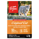 ORIJEN Grain Free WHOLEPREY Dry Cat Food Original Recipe 4lb Bag