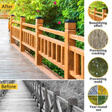 Goovilla 4x4 Post Caps Black(Actual 3.5" x 3.5"), 24 Pack Fence Post Caps with 48 Screws and Easy Installation, Sturdy Waterproof Plastic Deck Post Caps with Frosted Finishing Touch, Protect Wood Post