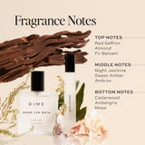 Dime Beauty Dans Les Bois Perfume Set ($87 Value) - Includes 50 ml + Travel Size 10 ml, Feminine and Bold Scent, Hypoallergenic, Clean Perfume, Eau de Toilette For Women