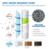 APEC Water Systems FILTER-MAX-ESPH 75 GPD Complete Replacement Filter Set for ESSENCE Series Alkaline Reverse Osmosis Water Filter System