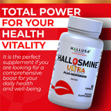 Hallusa Natural Hallosmine Ultra Diosmin 500mg & Hesperidin 150mg – Heavy Legs, Swelling & Vein - Blood Circulation Supplements, 60 Caps