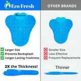 Premuim Large Urinal Screen Deodorizer 10 pack of 3D Wave – Anti-Splash Urinal Cake infused with Essential Oils for Long Lasting 30-Day Odor Control in Bathrooms Toilets Offices Schools, Ocean Breeze