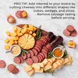 Hickory Farms Signature Beef Meat and Cheese Gift Basket (Medium) - Box Set | Charcuterie Board Food | Summer Sausage | Father's Day | Mother's Day | Easter | Christmas | Holiday | Housewarming | Gourmet | Sympathy | Care Package