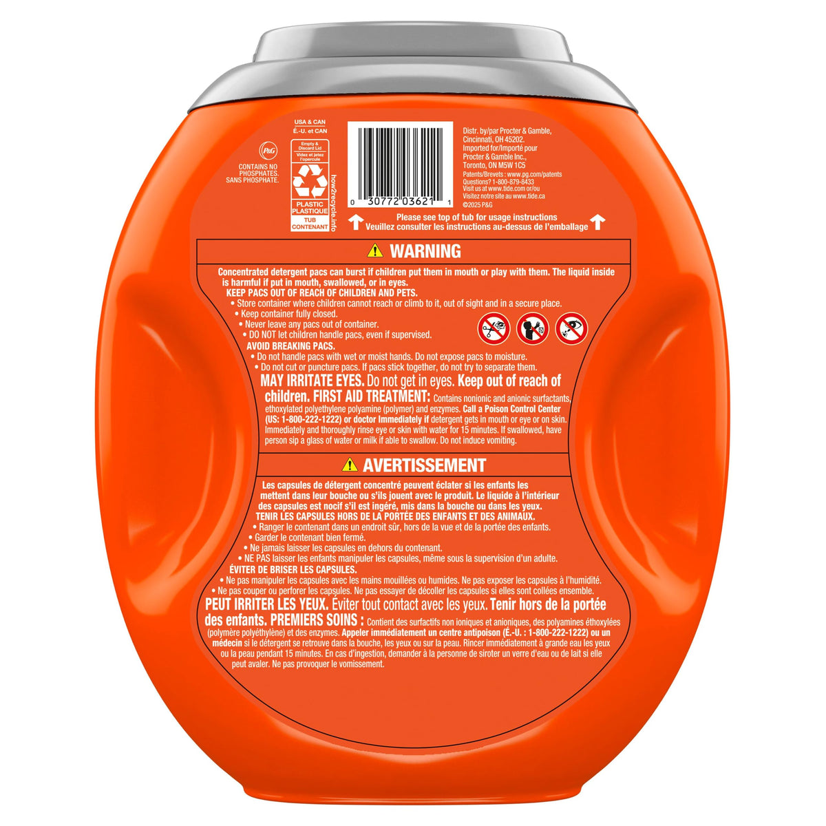 Tide PODS Laundry Detergent Soap with Ultra Oxi 4-in-1 Detergent, 85 Count, Built-in Pre-Treaters, Set-in Stains, Color Protectors, HE Compatible