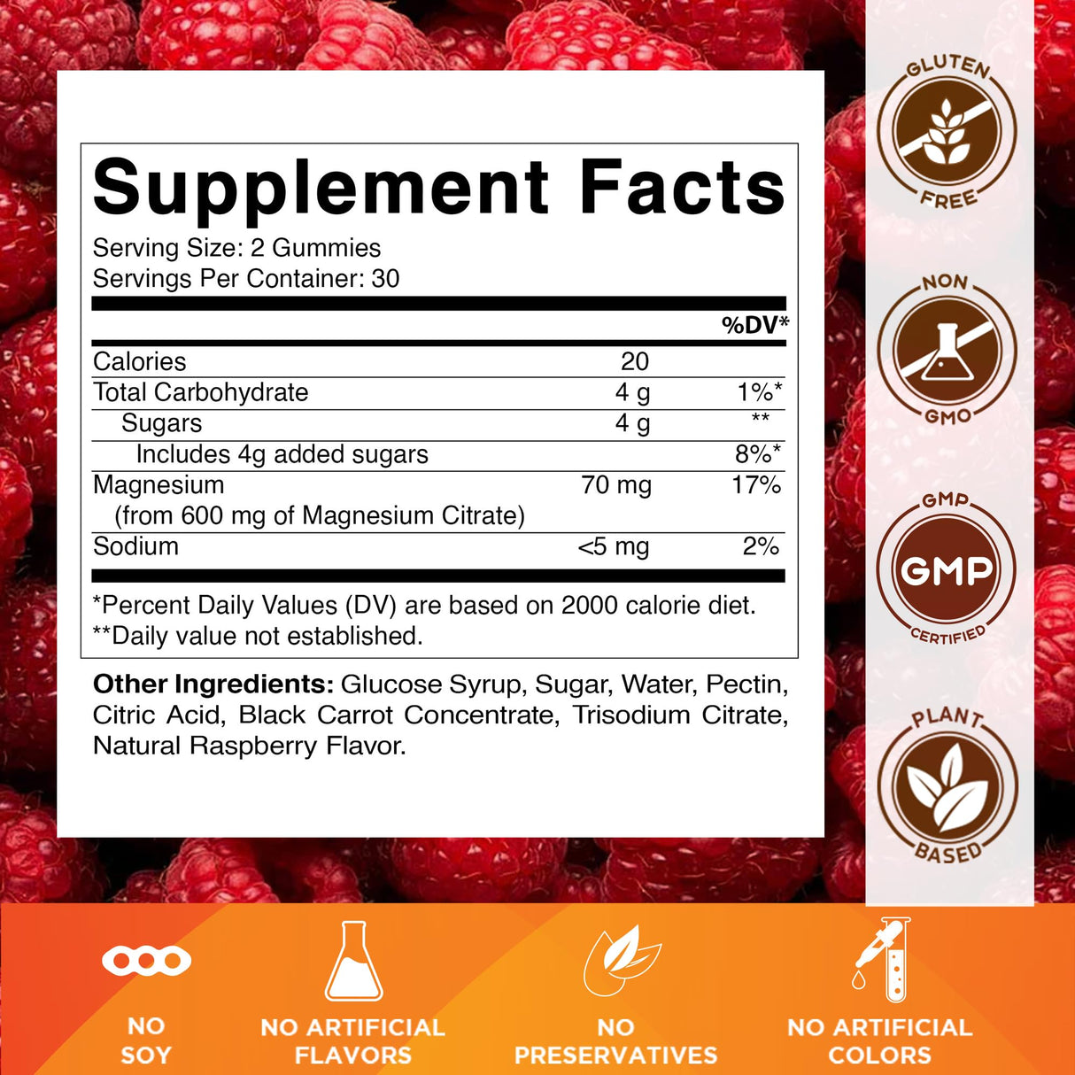 Vitamatic Magnesium Gummies 600mg per Serving – 60 Vegan Gummies – Relaxation, Muscle, Bone & Energy Support – 3 Pack