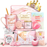 Jumway Not A Day Over Fabulous Mug Gifts Set- Birthday Gifts for Women - Funny Birthday Gift Ideas for Her,Friends, Coworkers, Her, Wife, Mom, Daughter, Sister, Aunt Ceramic Marble Mug 14 Oz