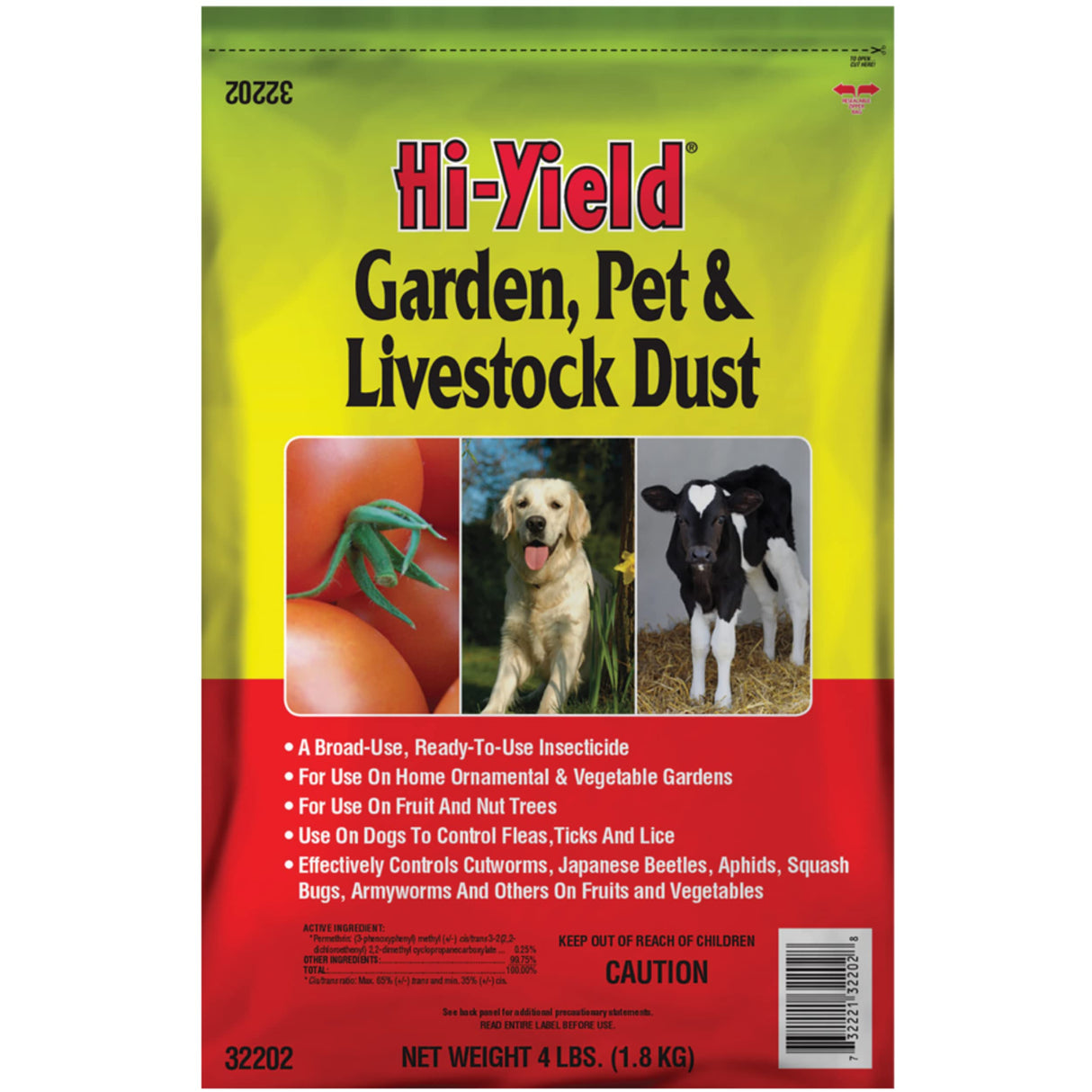 Hi-Yield (32202) Garden, Pet and Livestock Dust, 4 lbs