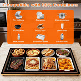 Electric Warming Tray for Buffets Party(32x18 Inches),Warming Tray with 12 Temp-Settings,Built-in Thermostat and Full Surface Heating,Versatile Food Warmers for Parties Buffet,Gatherings,Daily Use