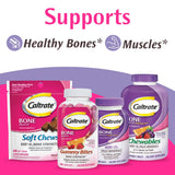 Caltrate Chewables 600 Plus D3 Vitamin D and Calcium Supplement, 155 count