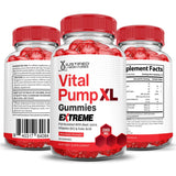 Justified Laboratories Vital Pump XL Extreme 2000MG Performance Gummies Vital PumpXL Advanced Formula Formulated with Beet Juice ACV Pomegranate Powder B12 Vegan Non GMO 60 Gummys