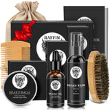 Mens Gifts - Beard Kit for Men's Self-care, Outfits Men's Grooming Routine, Anniversary & Birthday Gifts for Men, Him, Husband, Boyfriend, Dad, Son, Male Friend, Brother, Christmas Stocking Stuffers