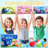 30 Pack Bath Bombs for Kids with Toys Inside, Kid Bath Bombs Gift Set with 30 Sea & Land & Sky Animal Surprise Toys, Stocking Stuffers for Kids Boys Girls, Christmas Gift, Natural Bubble Bath Fizzy