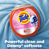 Tide Power PODs 2-in-1 Laundry Detergent Pacs with Downy Soft Boosters, Lasting Freshness with April Fresh Scent, HE Compatible, 45 Count, Tide Laundry Detergent