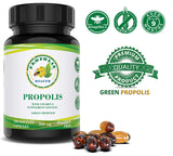 Propolis Health Propolis Capsules 1000mg-Daily with Vitamin E Per dose - Pure Brazilian Green Propolis Extract - Immune Booster 50 Days Supply -100 Capsules