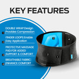 Ossur Formfit Back Support Brace for Chronic Low Back Muscular Pain and Strains | Breathable Fabric for Comfort, Adjustable Double Wrap Design Provides Compression | XXX-Large