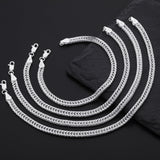 Sterling Silver Bracelets for Women, 925 Sterling Silver 5MM Mesh Bracelets