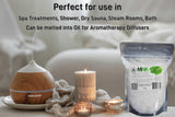 Mak Menthol Crystal 1 LB - Pure Organic 100% Natural - Menthol Crystals from Mint Crystal Mints Mentha Arvensis - Comes in Resealable Standup Bag for Long-Lasting Freshness