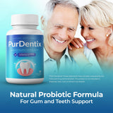 PurDentix Oral Health Probiotic – 4-Strain Formula for Healthy Gums, Teeth & Fresh Breath – 30 Chewable Tablets