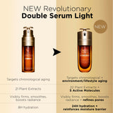 Clarins NEW Double Serum Light | Anti Aging Serum | Visibly Firms, Smoothes, Boosts Radiance and Refines Pores | 24H Hydration | Light Texture | Great for Combination to Oily Skin and Humid Climates