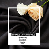 Midsummer Breeze Table Cloth Rectangle Table-Rustic Cotton Tablecloth Craft Fringed Farmhouse Table Cloths for Halloween Thanksgiving Christmas Kitchen Dining (55x70 Inch, Black)