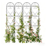 XYCCRX 4 Pack Garden Trellis, Metal Trellis for Outdoor Climbing Plants