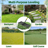 Lawn Leveling Rake 30”x10” Large Heavy Duty Metal Lawn Leveler with Long Adjustable Handle Proffesional Yard Leveling Rake for Soil Dirt Sand Compost Efficient Lawn Leveling Tool (Foldable 5FT)