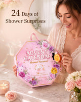 Shower Steamers Advent Calendar 2026 for Relaxation, 24 Spa Gifts for Women