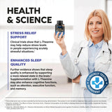 L Theanine 400 mg | L-Theanine Stress Relief | Extra Strength Supplement | Made in USA | Relaxation, Sleep & Calm Support | for Men & Women | Plant Based, Non-GMO & Gluten-Free | 240 Vegan Capsules